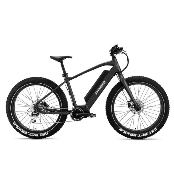 FitNord Rumble 500 Sähköfatbike 2024, musta (720 Wh tehoakku)