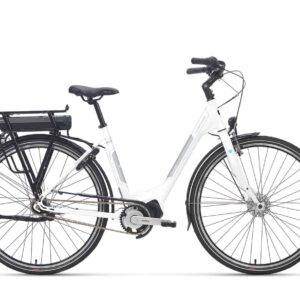 Tunturi eCity valkoinen matalarunkoinen sähköpyörä